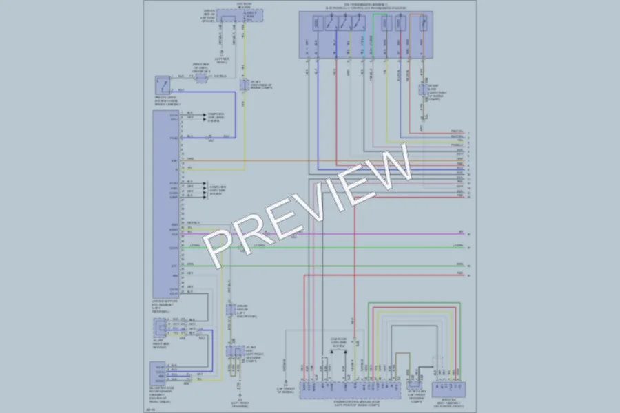 2013 Lexus LS600h Cruise Control wiring diagram preview