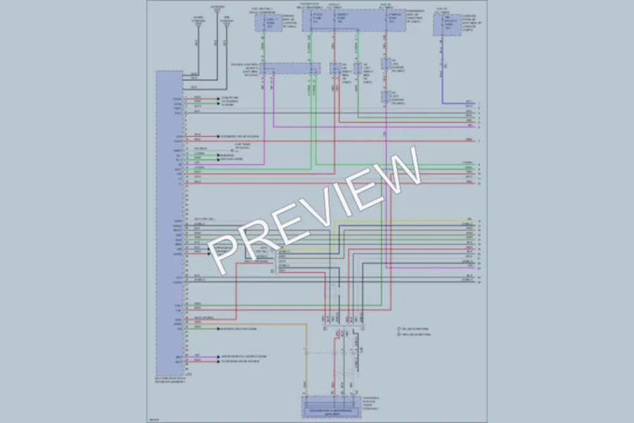 2013 Lexus LS600h Radio wiring diagram preview