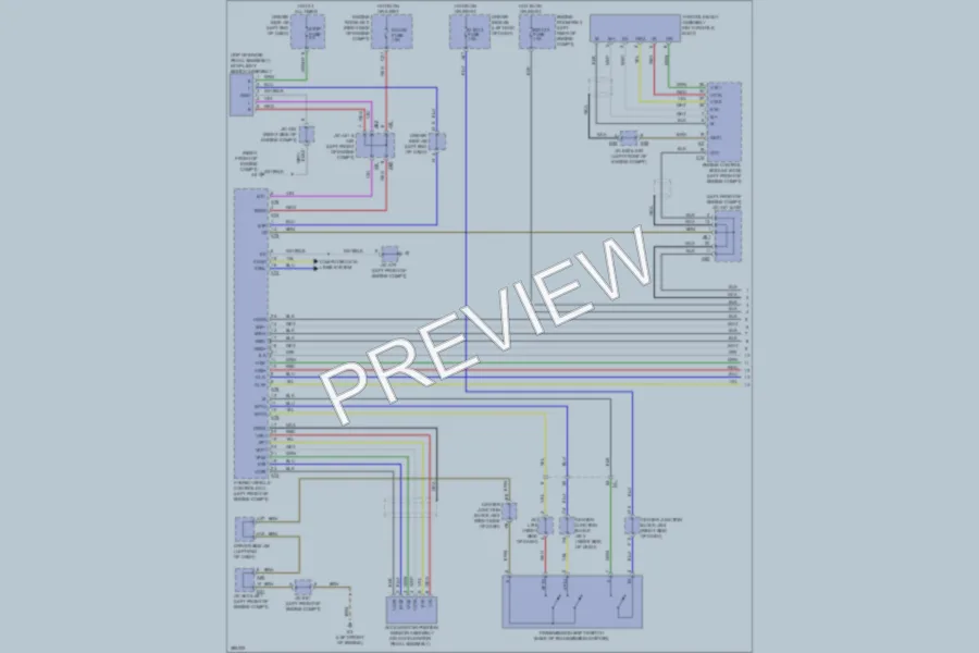 2013 Lexus LS600h Transmission wiring diagram preview