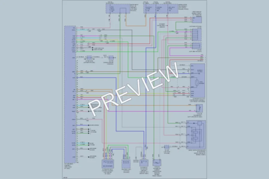 2013 Lexus RX350 Air Conditioning wiring diagram preview