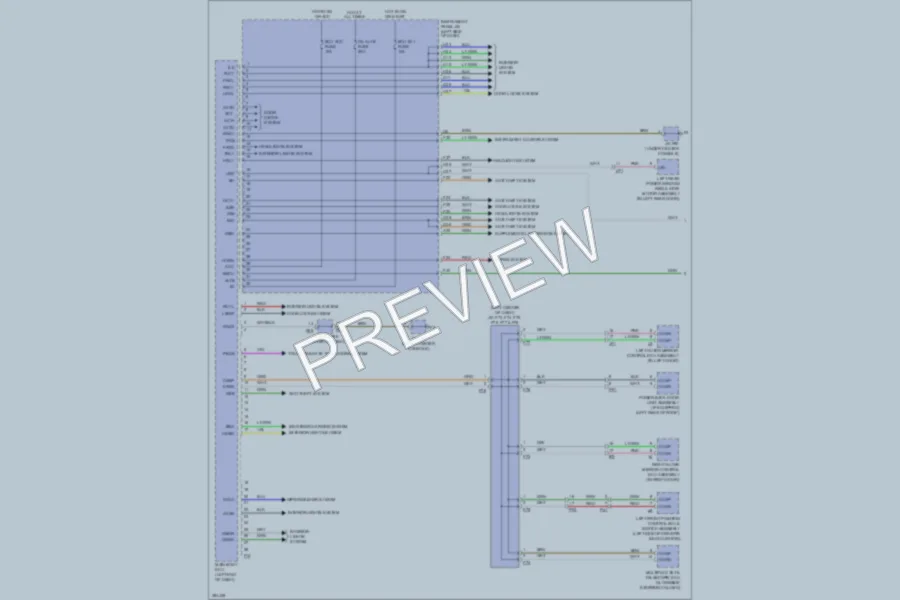 2013 Lexus RX350 Body Control Modules wiring diagram preview