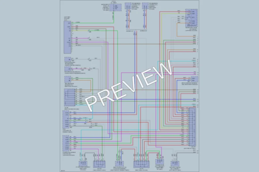 2013 Lexus RX350 Computer Data Lines wiring diagram preview