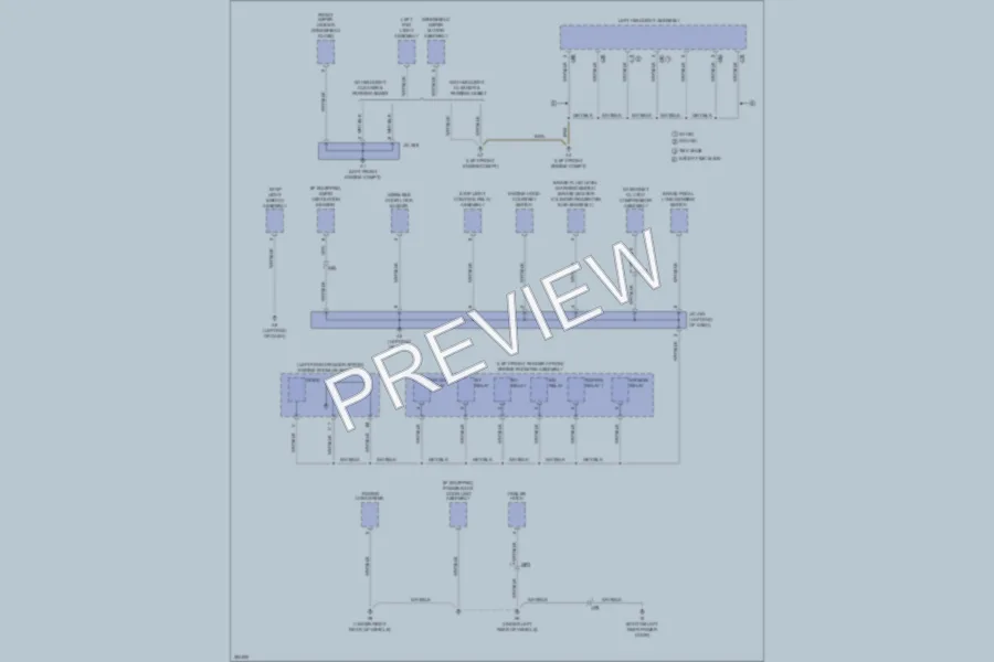 2013 Lexus RX350 Ground Distribution wiring diagram preview