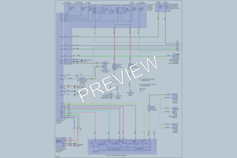 2013 Lexus RX350 Headlights wiring diagram preview