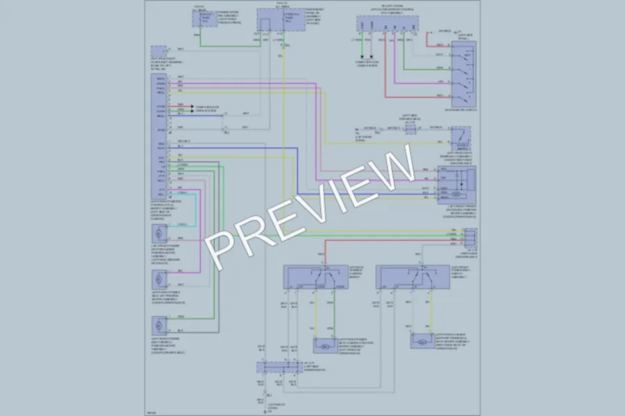 2013 Lexus RX350 Memory Systems wiring diagram preview