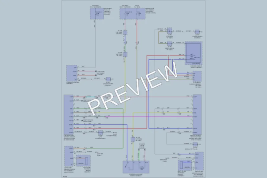 2013 Lexus RX350 Navigation wiring diagram preview