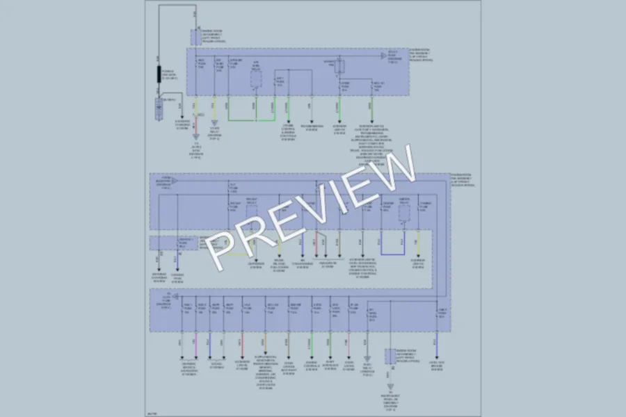 2013 Lexus RX350 Power Distribution wiring diagram preview