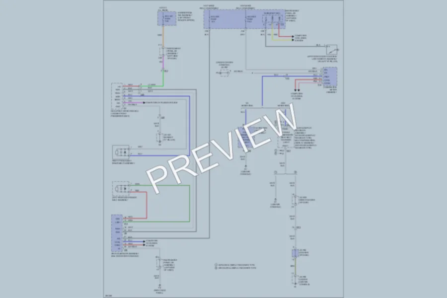 2013 Lexus RX350 Warning Systems wiring diagram preview