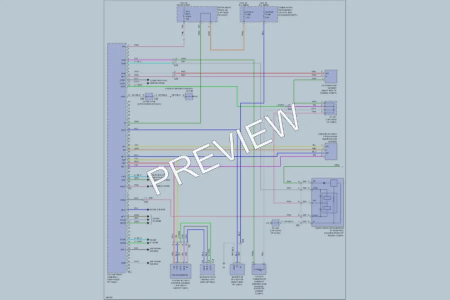 2013 Lexus RX450h Air Conditioning wiring diagram preview