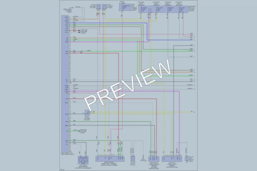 2013 Lexus RX450h Anti Lock Brakes wiring diagram preview