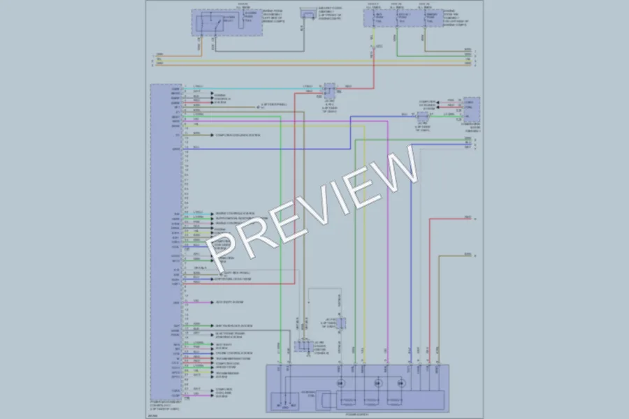 2013 Lexus RX450h Anti Theft wiring diagram preview