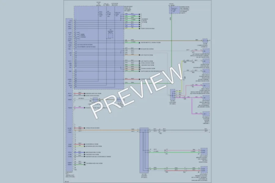 2013 Lexus RX450h Body Control Modules wiring diagram preview