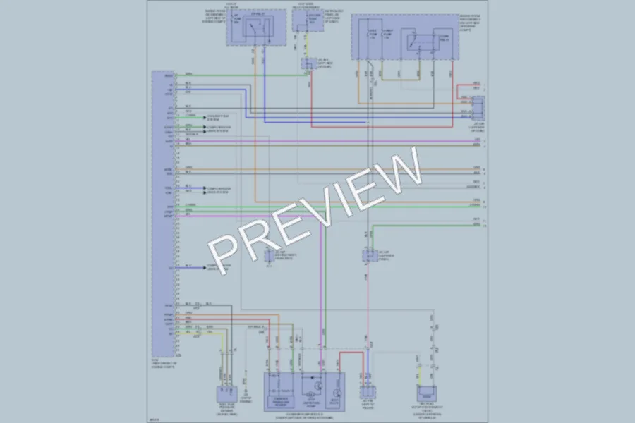 2013 Lexus RX450h Engine Performance wiring diagram preview