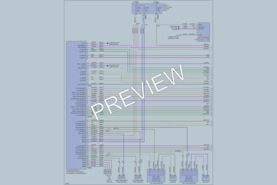2013 Lincoln MKS Radio wiring diagram preview