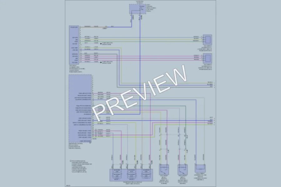 2013 Lincoln MKS Supplemental Restraints wiring diagram preview