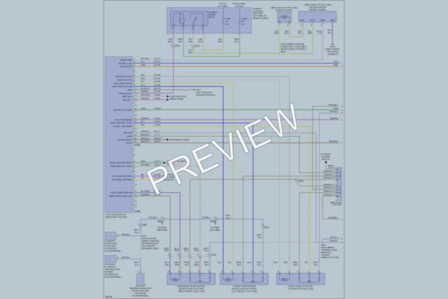 2013 Lincoln MKT Air Conditioning wiring diagram preview