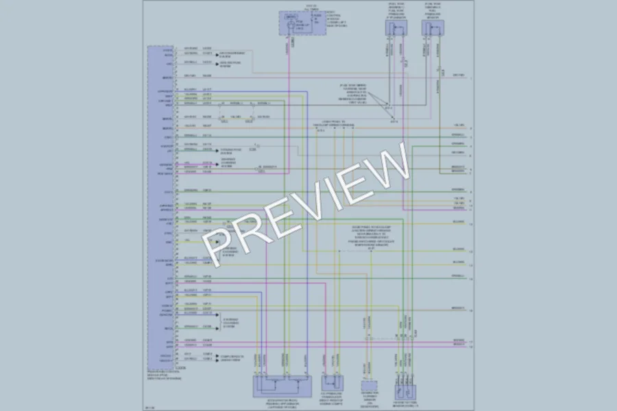 2013 Lincoln MKT Engine Performance wiring diagram preview