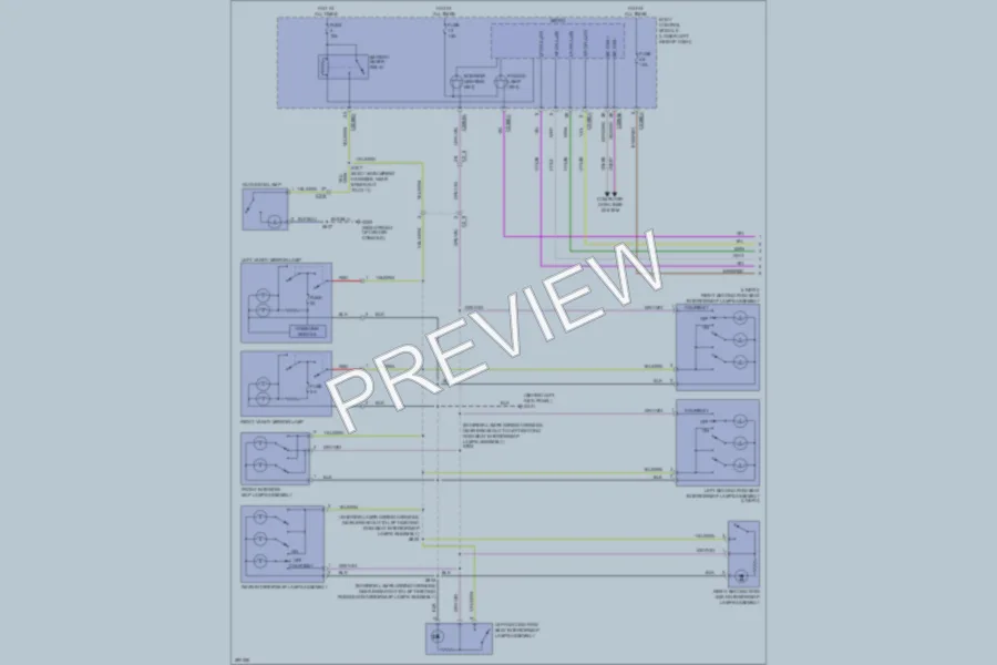 2013 Lincoln MKT Interior Lights wiring diagram preview