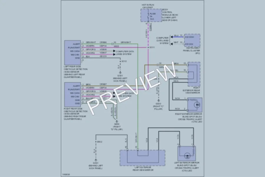 2013 Lincoln MKT Navigation wiring diagram preview
