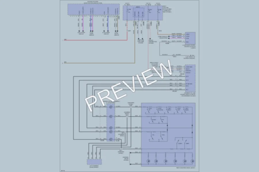 2013 Lincoln MKT Radio wiring diagram preview
