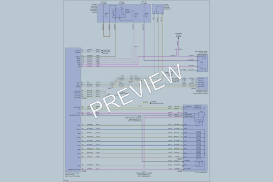 2013 Lincoln MKT Transmission wiring diagram preview