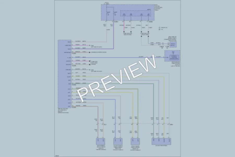 2013 Lincoln MKX Anti Theft wiring diagram preview