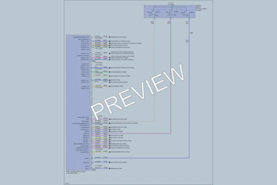 2013 Lincoln MKX Body Control Modules wiring diagram preview
