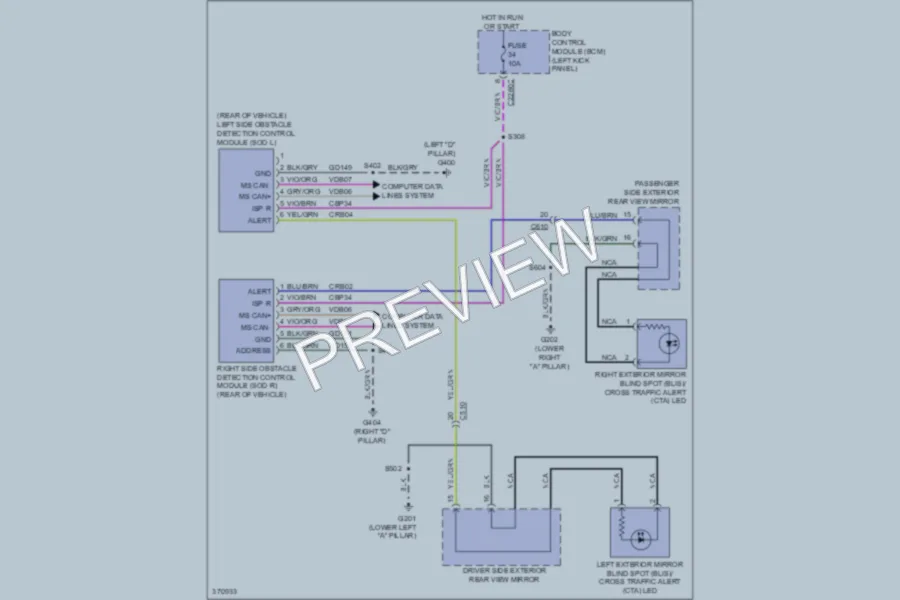 2013 Lincoln MKX Navigation wiring diagram preview