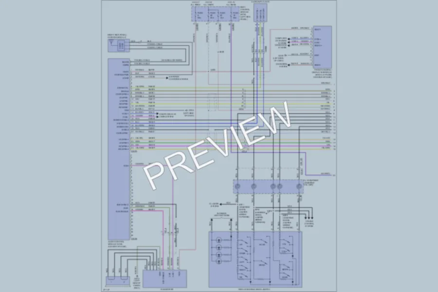 2013 Lincoln MKX Radio wiring diagram preview
