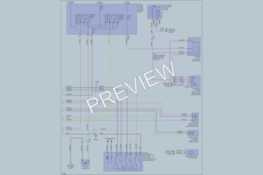 2013 Lincoln MKZ Anti Lock Brakes wiring diagram preview