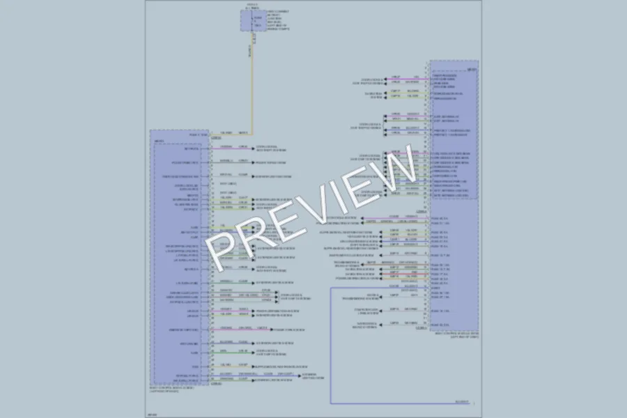 2013 Lincoln MKZ Body Control Modules wiring diagram preview