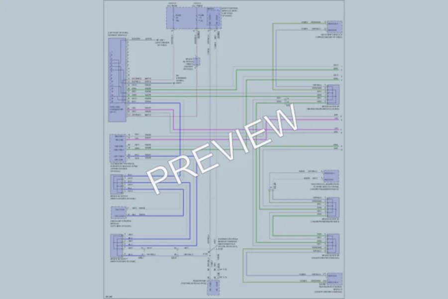 2013 Lincoln MKZ Computer Data Lines wiring diagram preview