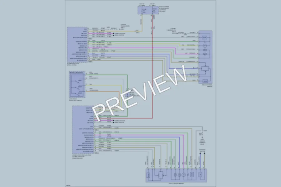 2013 Lincoln MKZ Memory Systems wiring diagram preview