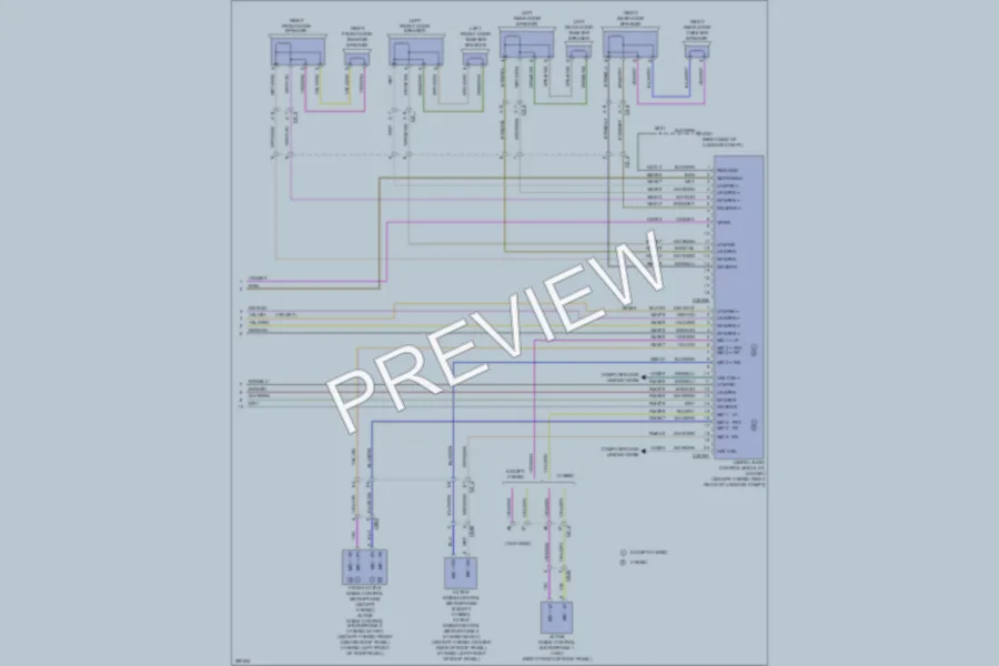 2013 Lincoln MKZHybrid Navigation wiring diagram preview