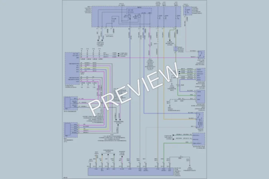 2013 Lincoln MKZHybrid Shift Interlock wiring diagram preview