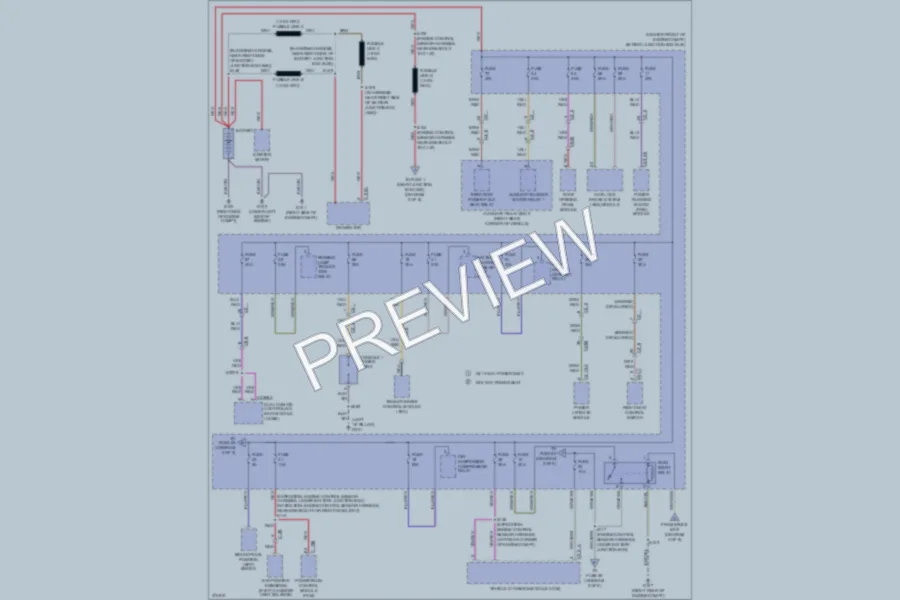 2013 Lincoln Navigator Power Distribution wiring diagram preview