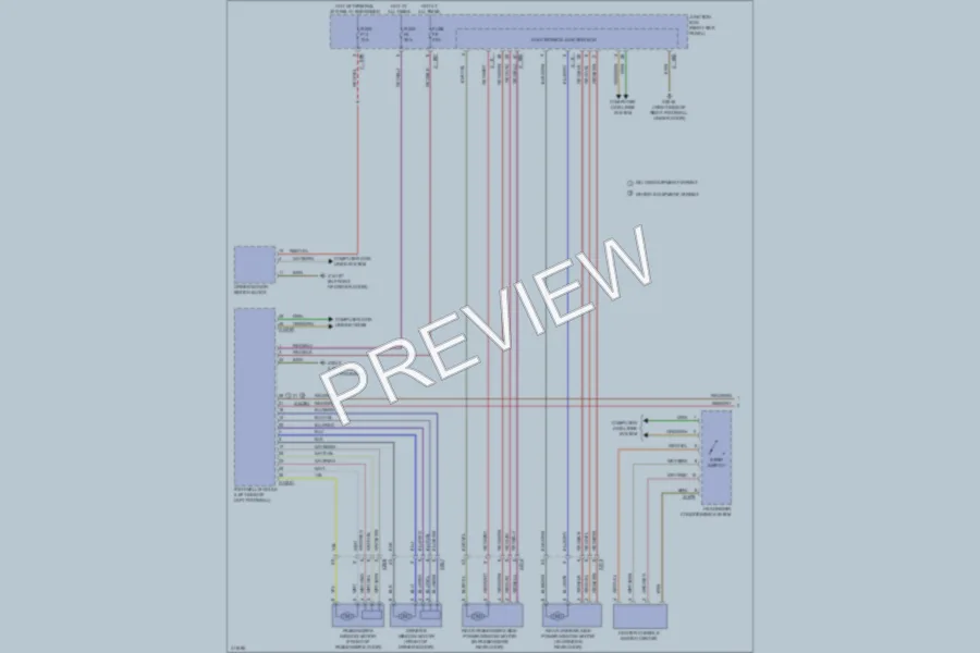 2013 MINI Cooper Power Windows wiring diagram preview