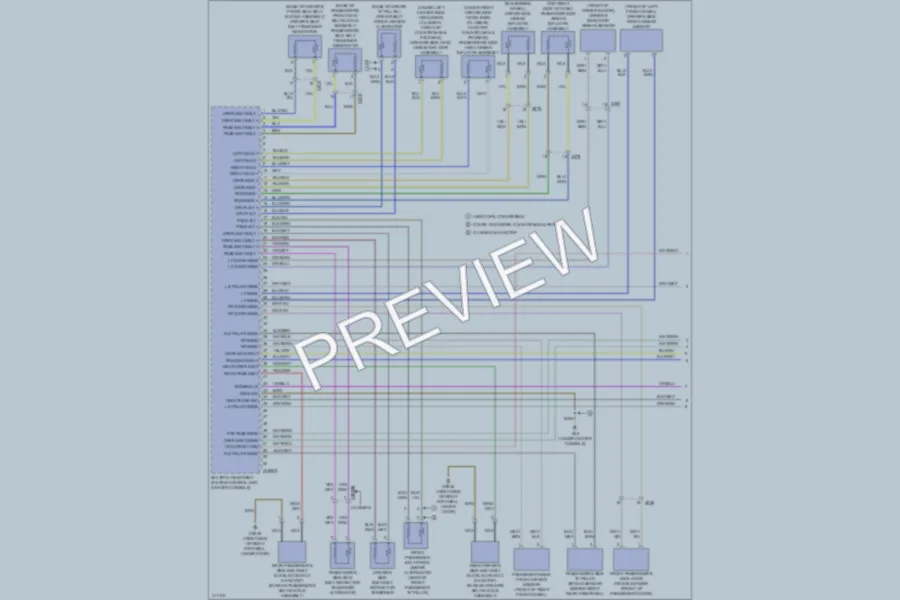 2013 MINI CooperClubman Supplemental Restraints wiring diagram preview