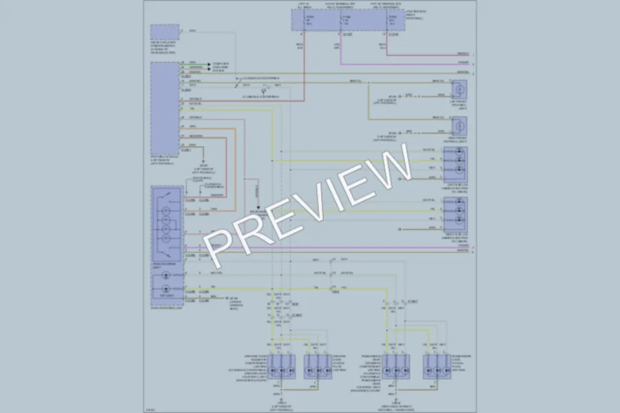 2013 MINI CooperCountryman Interior Lights wiring diagram preview