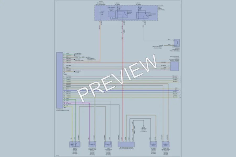 2013 MINI CooperPaceman Air Conditioning wiring diagram preview