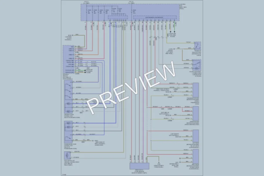 2013 MINI CooperPaceman Power Door Locks wiring diagram preview