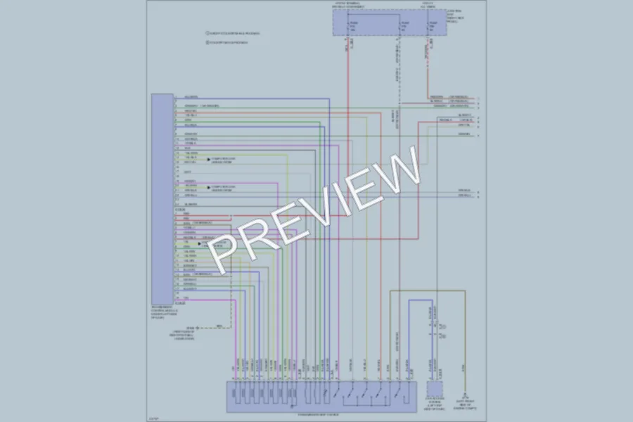 2013 MINI CooperPaceman Transmission wiring diagram preview