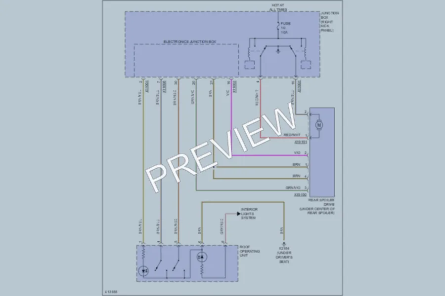 2013 MINI CooperRoadster Active Bodyworks wiring diagram preview