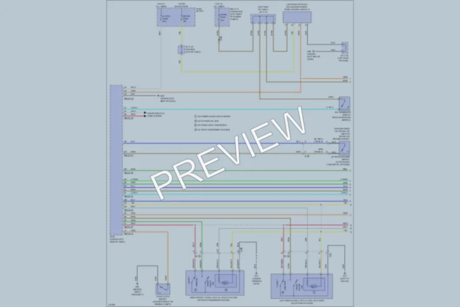 2013 Mazda 3 Anti Theft wiring diagram preview