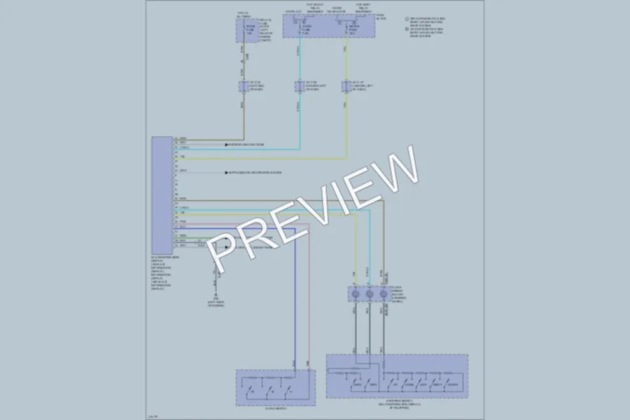 2013 Mazda 3 Instrument Cluster wiring diagram preview