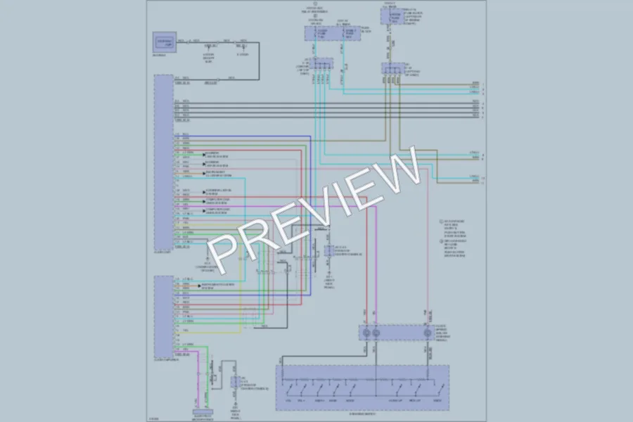 2013 Mazda 3 Radio wiring diagram preview