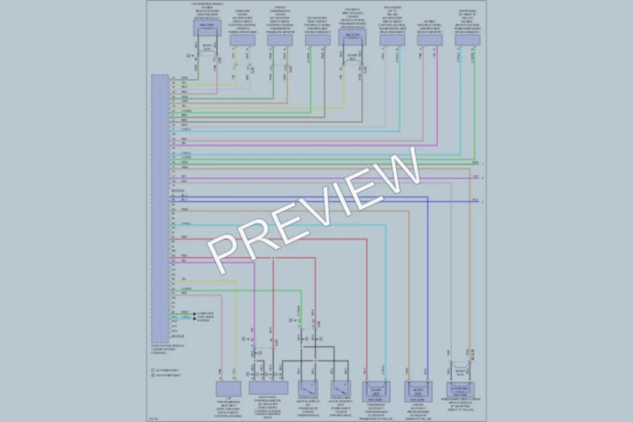 2013 Mazda 3 Supplemental Restraints wiring diagram preview