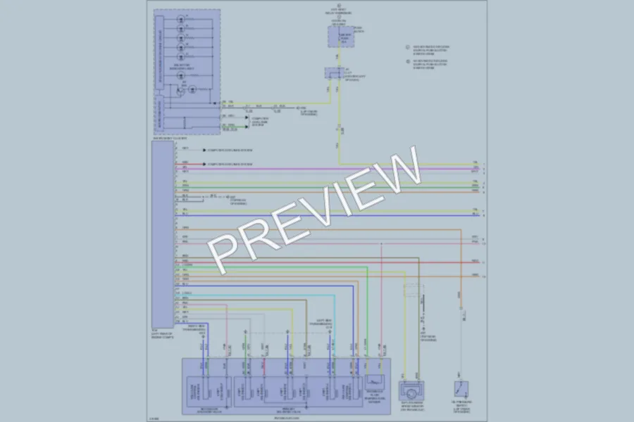 2013 Mazda 3 Transmission wiring diagram preview