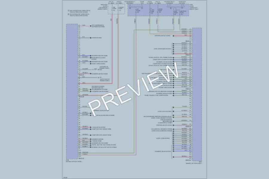 2013 Mazda 6 Body Control Modules wiring diagram preview