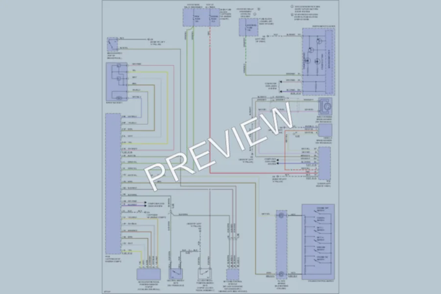 2013 Mazda 6 Cruise Control wiring diagram preview